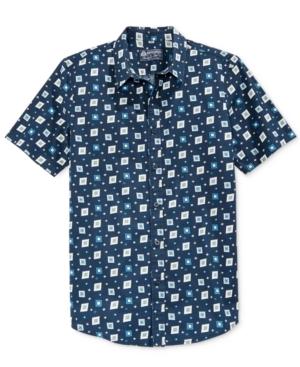 American Rag Men's Printed Short-sleeve Shirt, Created For Macy's