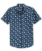 American Rag Men's Printed Short-sleeve Shirt, Created For Macy's