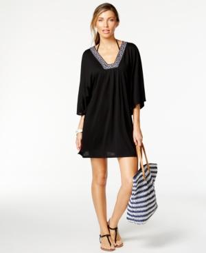 Dotti Bead-trim Tunic Cover-up Women's Swimsuit