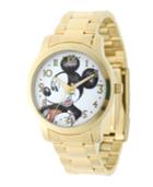 Disney Mickey Mouse Men's Gold Alloy Watch