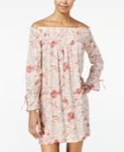 One Hart Juniors' Off-the-shoulder Shift Dress, Only At Macy's