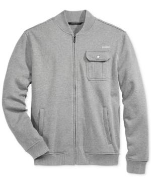 Sean John Men's Zip-front Fleece Bomber Jacket, Only At Macy's