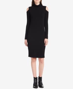 Calvin Klein Jeans Cold-shoulder Sweater Dress