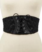 Inc International Concepts Floral Corset Stretch Belt, Created For Macy's