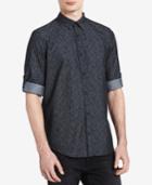 Calvin Klein Jeans Men's Mini Floral-print Utility Shirt