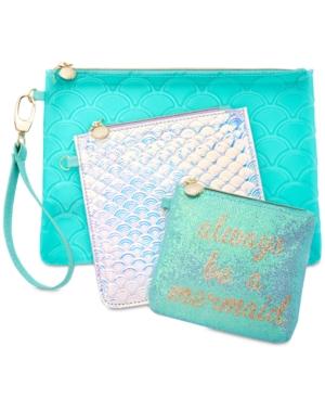 Celebrate Shop 3-pc. Mermaid Pouch Set