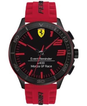 Ferrari Men's Analog-digital Scuderia Xx Ultraveloce Red Silicone Strap Smart Watch 48mm 0830376