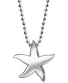 Alex Woo Starfish Pendant Necklace In Sterling Silver