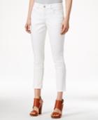 Maison Jules Cropped Skinny White Wash Jeans, Only At Macy's