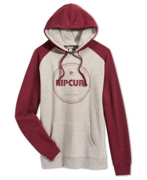 Rip Curl Style Master Graphic-print Logo Raglan-sleeve Hoodie