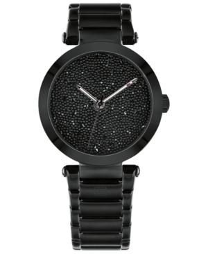 Tommy Hilfiger Women's Black Stainless Steel Bracelet Watch 32mm, Created For Macy's