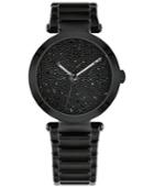 Tommy Hilfiger Women's Black Stainless Steel Bracelet Watch 32mm, Created For Macy's