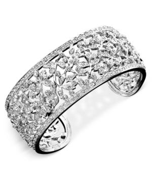 Danori Bracelet, Crystal Accent Floral Cuff