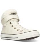 Converse Women's Chuck Taylor Leather & Faux Fur High-top Casual Sneakers From Finish Line