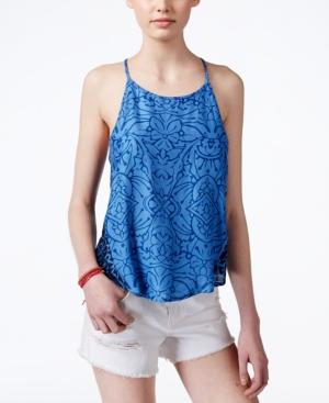 Roxy Juniors' Printed Spaghetti-strap Tank Top