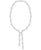 Swarovski Silver-tone Multi-crystal Dangle Necklace