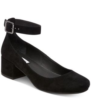 Steve Madden Women's Wails Strap Block-heel Pumps Women's Shoes