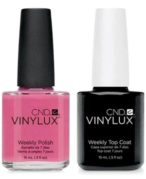Creative Nail Design Vinylux Gotcha Nail Polish & Top Coat (two Items), 0.5-oz, From Purebeauty Salon & Spa