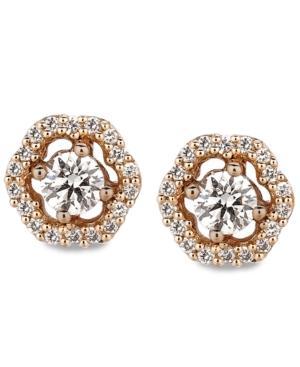 Le Vian Diamond Diamond Stud Earrings (3/8 Ct. T.w.) In 14k Rose Gold