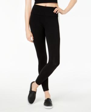 Material Girl Active Juniors' Striped Leggings, Created For Macy's