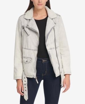 Levi's Oversized Acid Wash & Sherpa Fleece Jacket