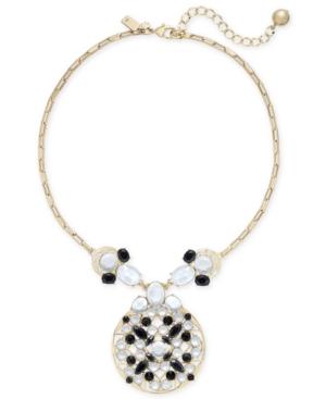 Kate Spade New York Gold-tone Multi-stone Pendant Necklace