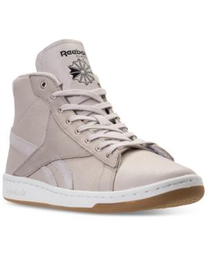 Reebok Women's Npc Uk Mid Golden Neutrals Casual Sneakers From Finish Line