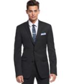 Bar Iii Charcoal Solid Extra Slim-fit Jacket