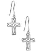 Giani Bernini Celtic Cross Drop Earrings In Sterling Silver, Only At Macy's