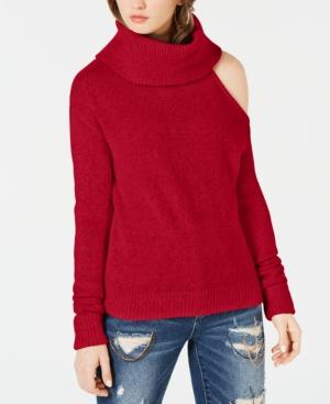 Guess Cowlneck Cold-shoulder Sweater