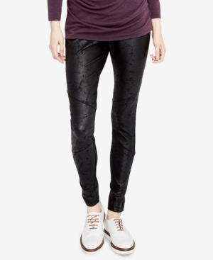 Rachel Rachel Roy Juliette Cracked-coated Leggings, Created For Macy's