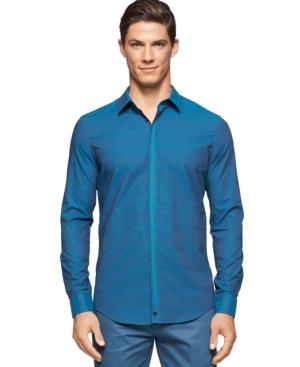 Calvin Klein Slim-fit Engineer Stripe Shirt