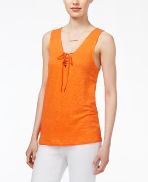 Sanctuary Serene Lace-up Tank Top
