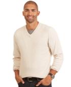 Nautica Big And Tall Cotton V-neck Sweater