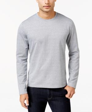 Alfani Men's Printed Long-sleeve Sweater, Created For Macy's, Regular Fit, Created For Macy's