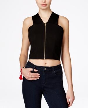 Rachel Rachel Roy Zip-front Crop Top