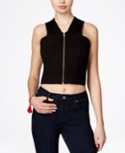 Rachel Rachel Roy Zip-front Crop Top