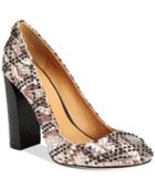 Calvin Klein Women's Junie Block-heel Pumps Women's Shoes