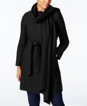 Cole Haan Walker Coat With Scarf