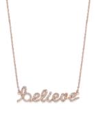 Believe Diamond Pendant Necklace (1/4 Ct. T.w.) In 14k Rose Gold