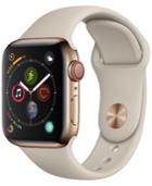 Apple Watch Series 4 Gps + Cellular, 40mm Gold Stainless Steel Case With Stone Sport Band
