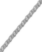 Diamond Diagonal Bracelet (1/4 Ct. T.w.) In Sterling Silver
