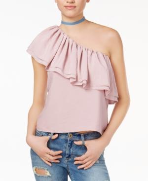 Endless Rose One-shoulder Flounce Top