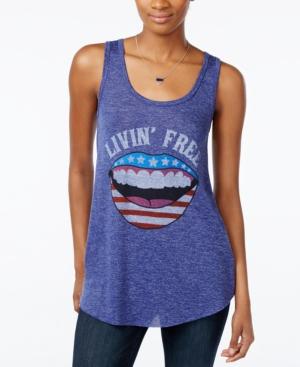 Freeze 24-7 Juniors' Livin' Free Graphic Tank