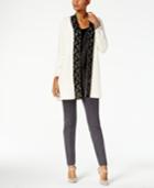 Alfani Lace-trim Cardigan, Created For Macy's