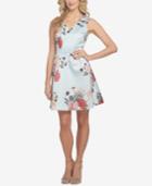 Cece Rose Floral-print Fit & Flare Dress
