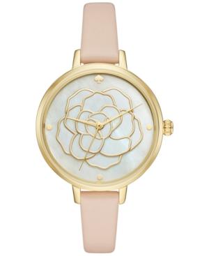Kate Spade New York Women's Metro Vachetta Leather Strap Watch 34mm Ksw1207