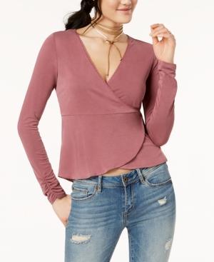 American Rag Juniors' Wrap Top, Created For Macy's