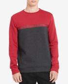 Calvin Klein Men's Logo Colorblocked Sweatshirt