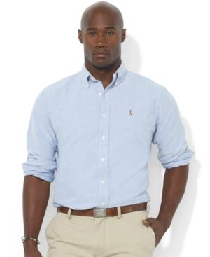 Polo Ralph Lauren Big And Tall Shirt, Oxford Shirt